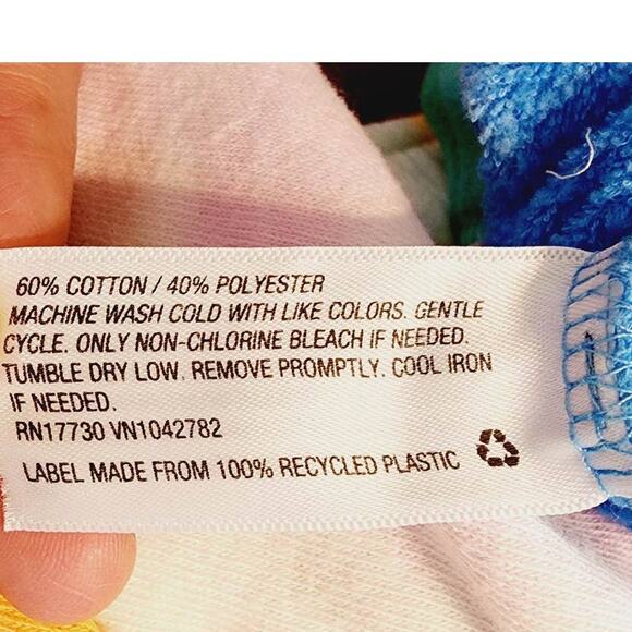 Wild Fable High Rise Fleece Tie Dye Bermuda Shorts Small NEW - Picture 4 of 5